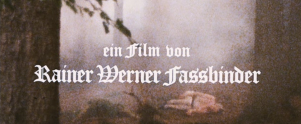 Directed By Fassbinder