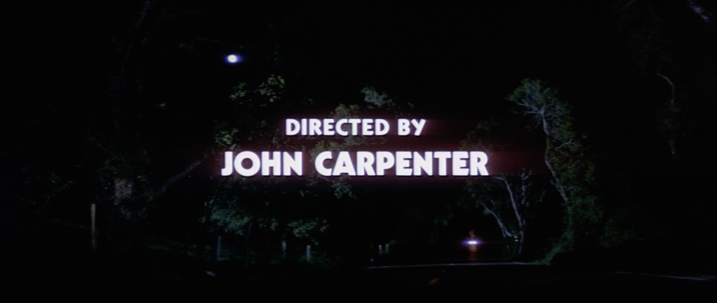 Directed by John Carpenter